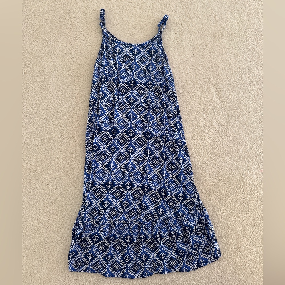The Children's Place Blue and White Patterned Dress